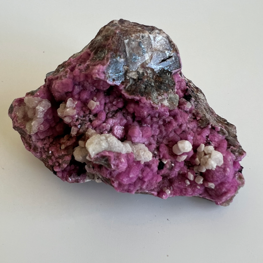 Cobalto Calcite with Malachite